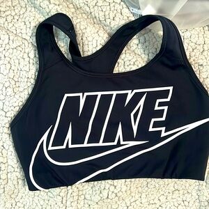 Black Nike sports bra